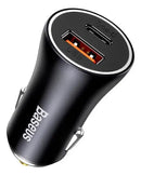 Carregador Veicular Baseus 30W USB-C Preto